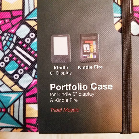 NWT Yak Pak Kindle Portfolio Case in Mosaic Print - Picture 6 of 8
